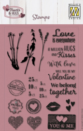 Clear Stamp Set A6 Love Is Everywhere Nellie's Choice NSCS021