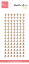Sparkling dots - fire PL4541