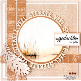 ACTIEMAL Craftables stencil Veel Sterkte CR1649