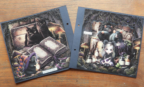 FairyBells Art Journaling & Card Making Backgrounds Set 14: Heksen