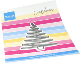 Craftables stencil Zig zag tree CR1669