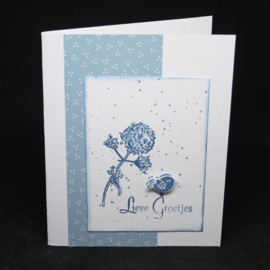 Clear stamp bloemen #240012