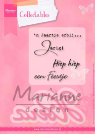 ACTIEMAL Collectables stencil Eline's Hoera COL1348