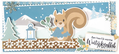 Creatables stencil Nordic Winter strips	LR0920