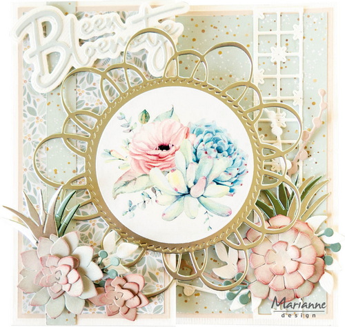 Creatables stencil Wicker circle LR0921