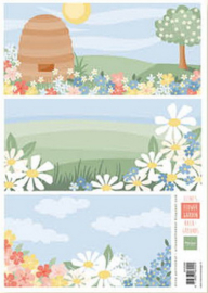 Knipvel Eline's Flower garden backgrounds AK0089