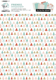Friendz Paper Assortment Set Ho Ho Ho Down Creative Craftlab CCL-FR-PS15