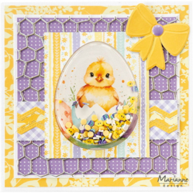 Craftables stencil Background chicken wire CR1685
