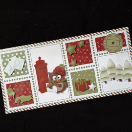 2112 Uiltje met kerstpost