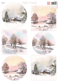 knipvel Mattie's mooiste Winter landscape MB0205