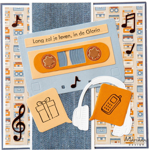 Creatables stencil Headphone LR0909