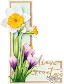 Creatables stencil Tiny's daffodil XL LR0847