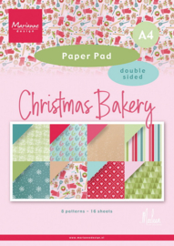 Pretty Papers bloc Christmas Bakery by Marleen A4 PK9195