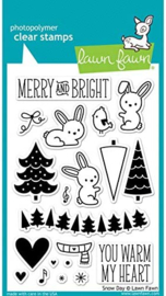 Lawn Fawn - Clear Stamps - Snow Day - LF723