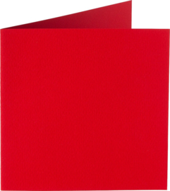 6 x rechthoekige staande kaart (10,5 x 14,8 cm) rood (918) voorheen 12 fiëstarood