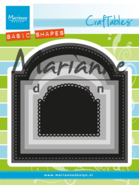 ACTIEMAL Craftables stencil Basic arch CR1439