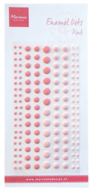 Enamel dots two pink PL4517