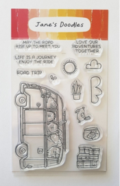Clear stamps: Road trip