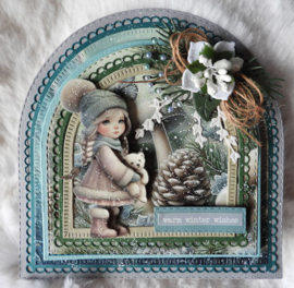 FairyBells 3D-setje nr. 12: Kerst - winter blauw