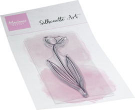 Clear Stamp Silhouette Art - Tulip CS1159