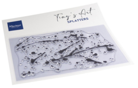 Clear stamp Tiny's Art - splatters TC0922