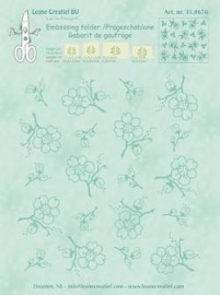 Embossing folder Leane: blossom (350.676)