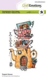 Clear Stamp Carla Kamphuis: A6 - Teapot House