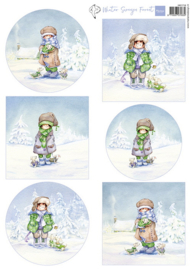 knipvel Hetty's Snoesjes - Winter Forest HK1716