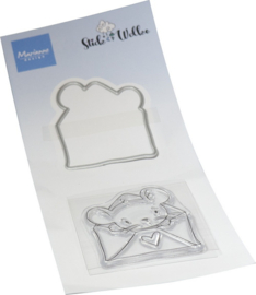 Clear Stamp & dies Hello mouse CS1152