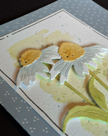 Creatables stencil Tiny's Coneflower LR0897