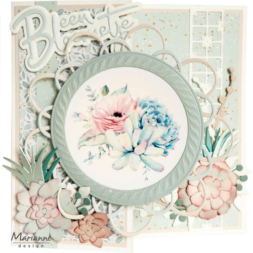Creatables stencil Wicker circle LR0921
