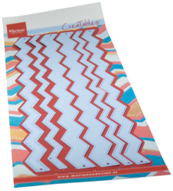 Creatables stencil Zig Zag strips LR0836