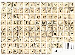 vel: oud alfabet