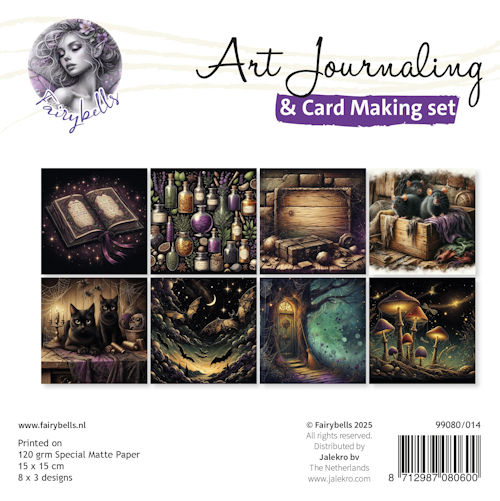 FairyBells Art Journaling & Card Making Backgrounds Set 14: Heksen