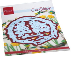 ACTIEMAL Creatables stencil Spring wreath LR0753