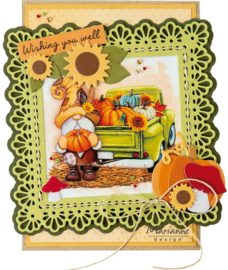 Craftables stencil Corn & Sunflowers by Marleen CR1633