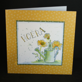 Clear stamp combi Aquarel bloemen 55.7774