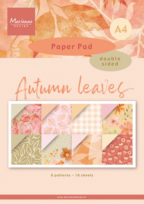 Pretty Papers bloc Autumn leaves A4 PK9215