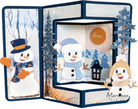 Creatables stencil Square fold LR0977