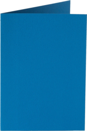 6 x rechthoekige staande kaart (10,5 x 14,8 cm) donkerblauw (906) voorheen 06 donkerblauw