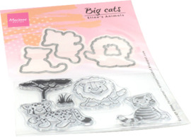 Clear stamp Eline's animals - Big cats EC0182