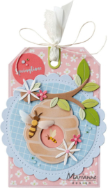 Craftables stencil Bees by Marleen CR1680