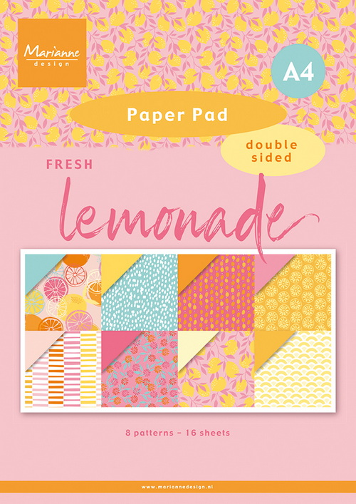 Pretty Papers bloc Lemonade A4 PK9190