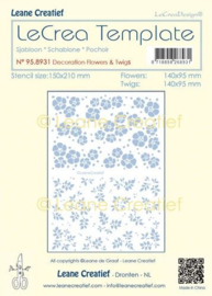 Stencil Bloemen & Takjes 95.8931