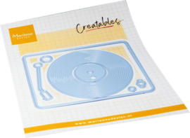 Creatables stencil Record player LR0908