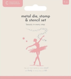 Stans, sjabloon en stempel - Beauty in every step