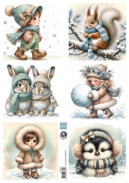 knipvel Cosy Winter - by Fairybells	FB2504