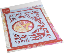 Creatables stencil Rectangle swirly LR0840