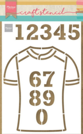 Craft stencil Team shirt PS8087