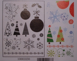 Artemio clear stamp: diverse kerstmis (10001030)